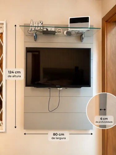 Painel de TV MDF excelente estado!
