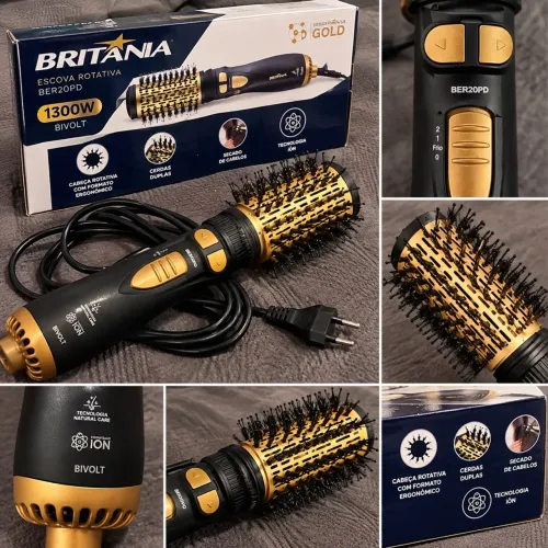Escova Rotativa Britânia BER20PD 1300W Bivolt Seminova