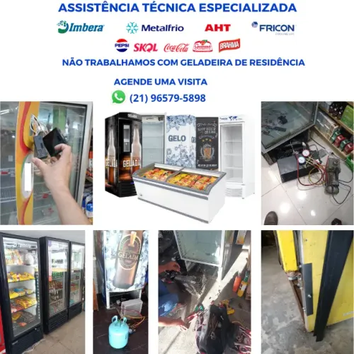 Assistência técnica comercial Metalfrio, Imbera, Fricon