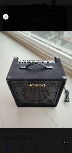 TRÊS EM UM. CX HOLLAND KC-150 4 CANAIS PARA TECLADO PERFEITO ESTADO. MIC. SM-58 Original