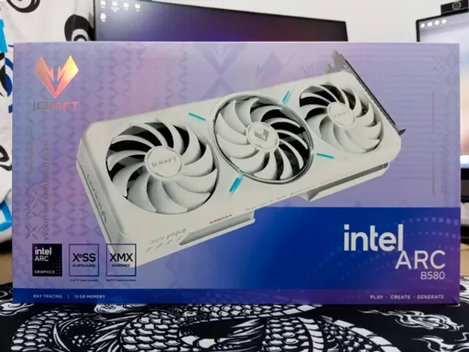 PLACA DE VIDEO INTEL ARC B580 12GB GDDR6 --> VENDO OU TROCO **NOVO**