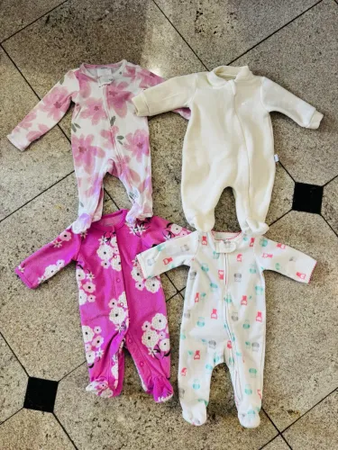 Lote menina newborn rn Fleece Carters Hug 