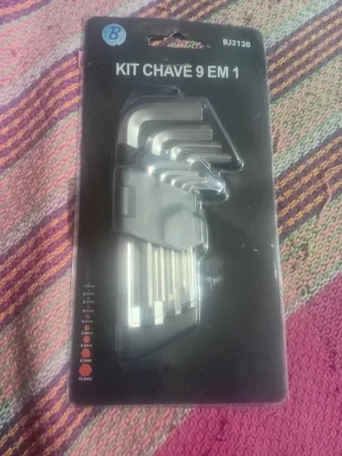 Conjunto de Chaves Allen com 9 peças*novo*!