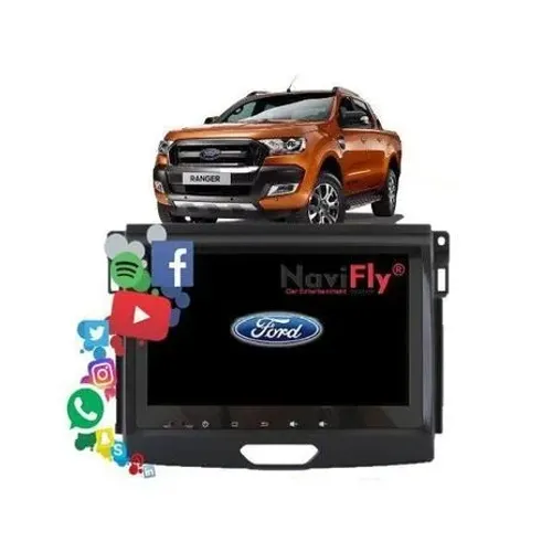 Multimídia 9 polegadas Ford Ranger de 2015 a 2021