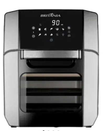 Air Fryer novo na caixa Britânia Painel Digital 12L 