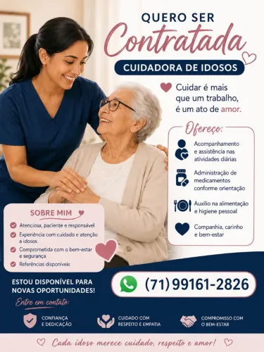 Cuidadora de Idosos.