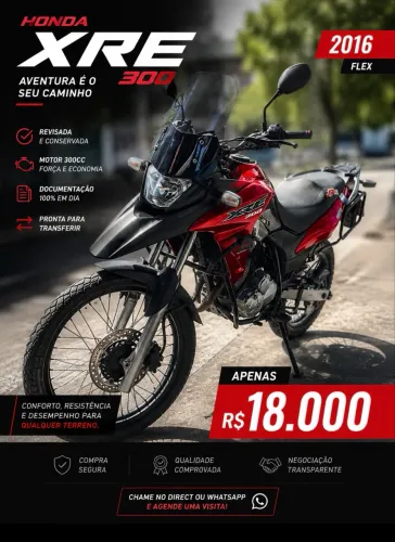 Vendo xre 300 , moto em dias com revisão feita só pegar e andar