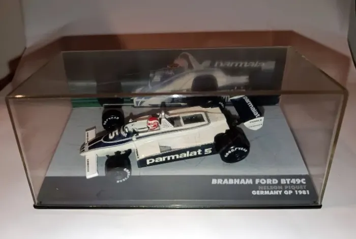 Miniatura Fórmula 1 Brabham Ford BT49C (1981) Nelson Piquet