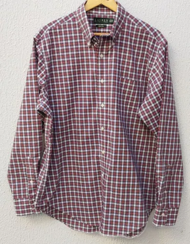Camisa xadrez Ralph Lauren tamanho GG 