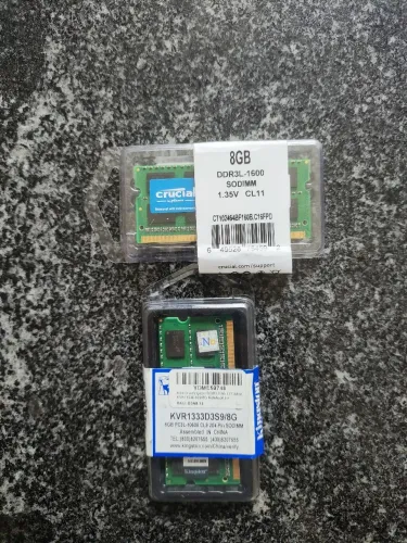 Memória ram ddr3 8GB