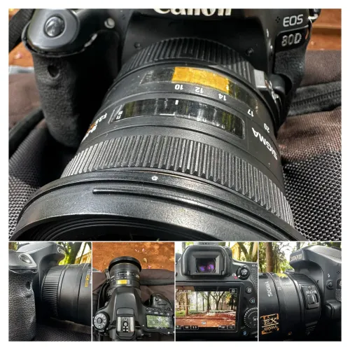 Canon 80D com 54k cliques + SIGMA 10-20mm