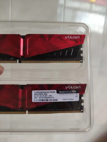 Kit 2x Memória RAM DDR4 3000MHz Vulcan com Nota Fiscal<br>