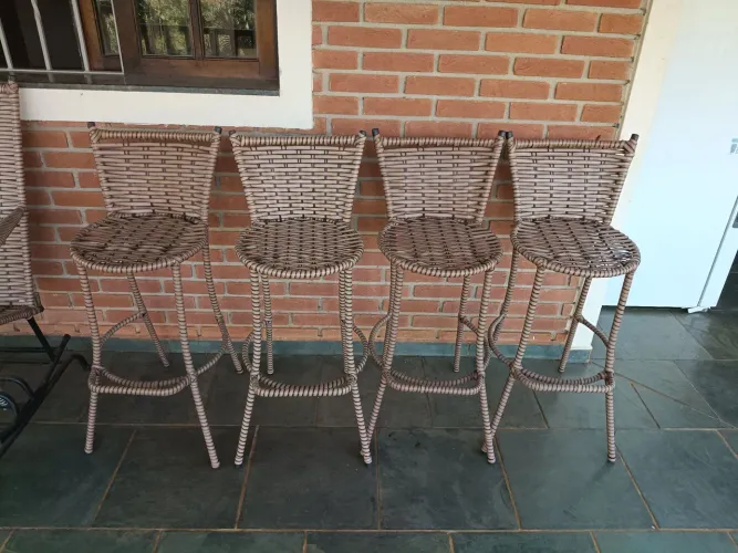 Kit 4 Banquetas