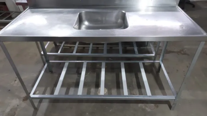 pia inox industrial 1.40m