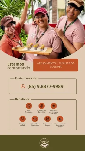 AUXILIAR DE COZINHA EUSEBIO
