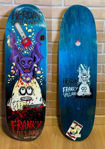 Shape de skate Egg Board Heroin Skateboards Franky Villani Guest 9.5?