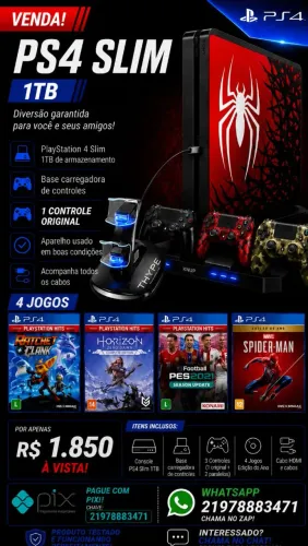 Ps4 slim a venda
