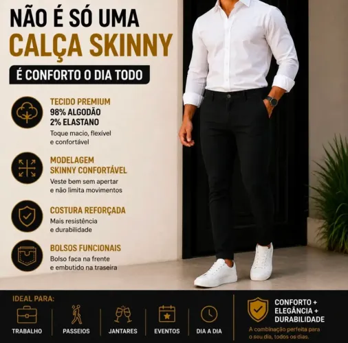 CALÇA MASCULINA