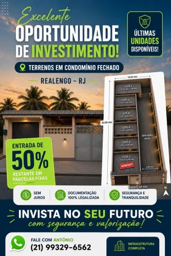 Excelente Terreno ,Ótima Oportunidade !!!