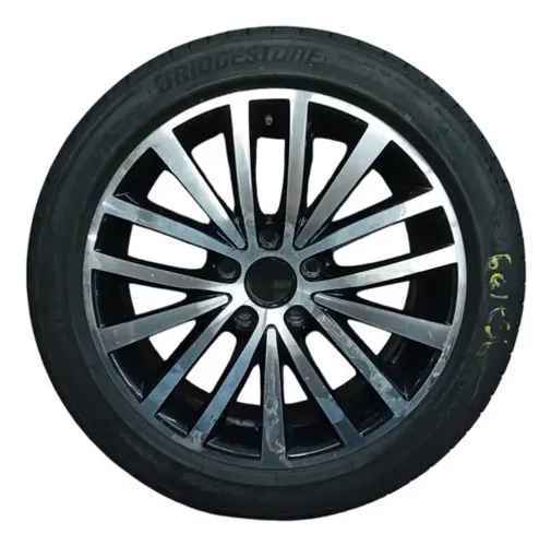 Roda Boa Pneu Bom Vw Jetta Tsi 2013 2014 225 45 R17 Cinza