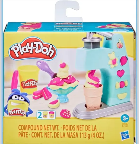 Massinha de Modelar Infantil, Mini Sorveteria Divertida
