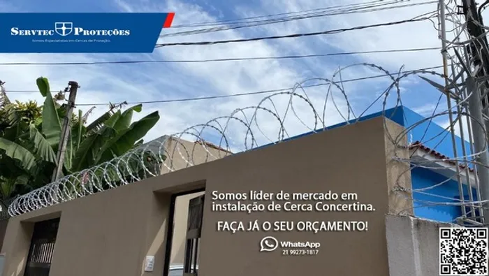 Atendimento Via WhatsApp. - Orçamento Gratuito - Instalação de Concertina 