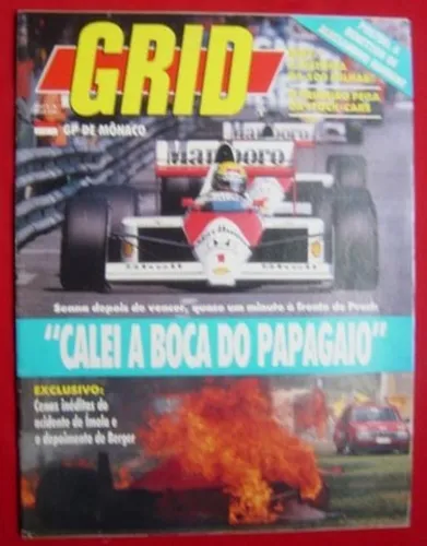 Revista Grid - Ayrton Senna - 1989