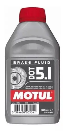 Óleo Fluído de Freio Motul Dot 5.1 Sintético 500ml (Entrega Grátis*)