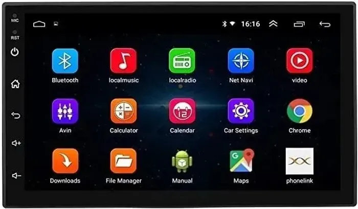 Central Multimidia Android Gps 7' Touch Universal 2din Usb Bluetooth Com Logo