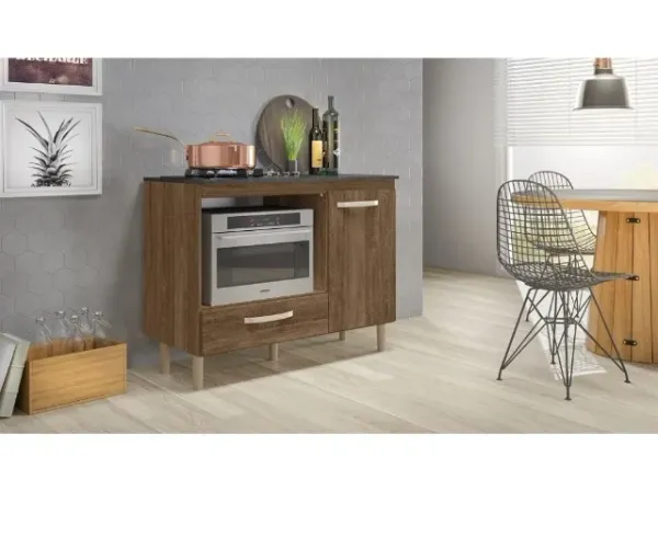 Balcão Fit P/ Cooktop 4 ou 5 Bocas - Novo - Promoção
