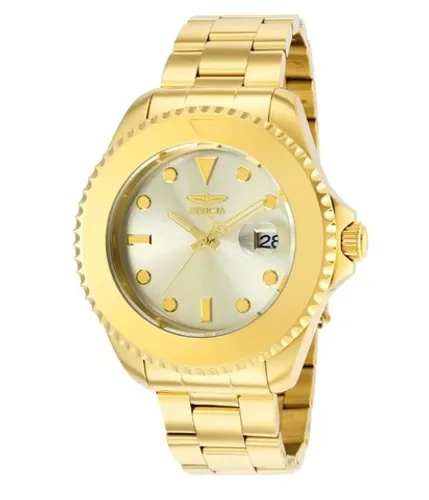 Relogio Masculino Invicta Pro Diver automatico dourado lançamento