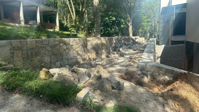 Muros de contenção 