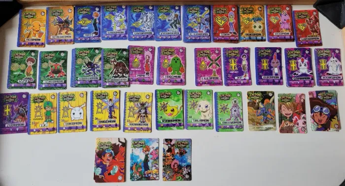 COLEÇÃO 53 CARDS LIG-MON DIGIMON- ELMA CHIPS
