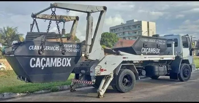 CAÇAMBOX - disk entulho - locação de caçamba e retroescavadeira