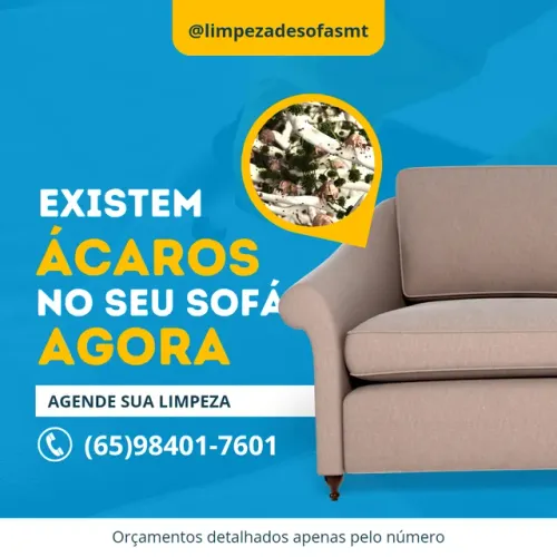 Limpeza de sofá