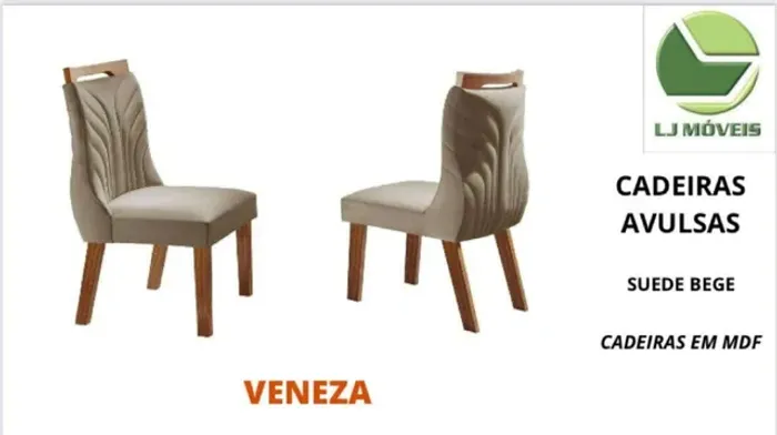 Cadeiras Veneza - avulsas *novas na caixa*