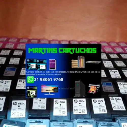 Compramos seus cartuchos vazios e cheios