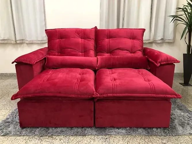 Sofá retrátil e reclinável marica !! a322
