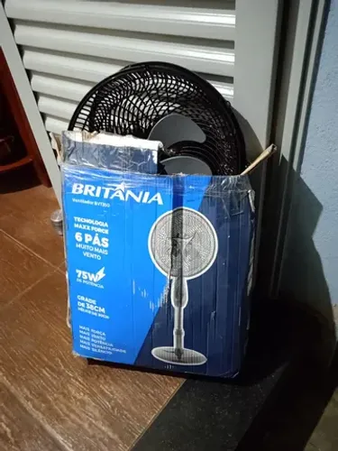 Ventilador Britânia 30cm novo