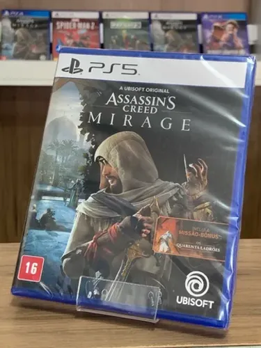 Jogo Assassins Creed Mirage PlayStation 5 Novo Loja Fisica