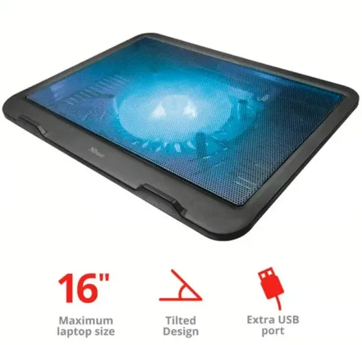 Notebase Trust Cooler Usb LED Até 16 Polegadas 