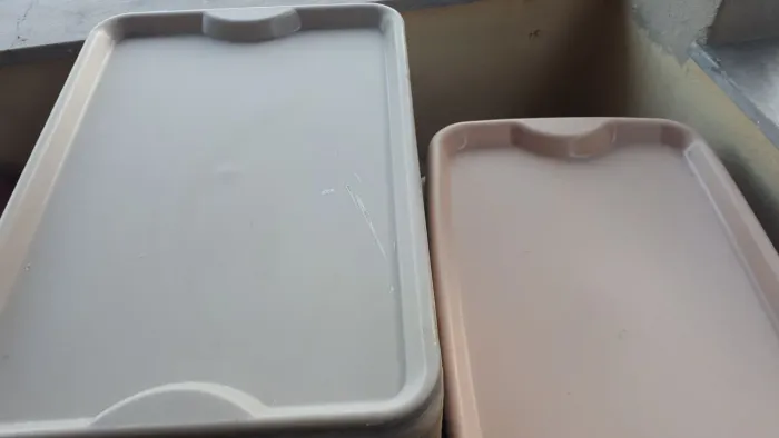 Bandejas de servir, de plastico