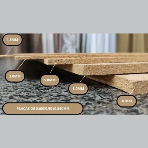 Placas de cortiça Natural. Várias espessuras (Aceitamos Cartão) preço a partir de R$30,75