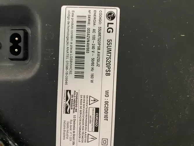Tv LG 55? para retirada de peças