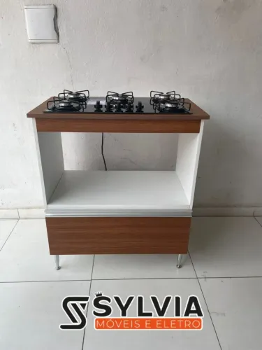 Cooktop 5 Bocas com Armário e Design Moderno
