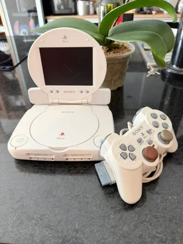 Ps1 slim com tela todo original pra vê da ou trocas e não vendo separado 
