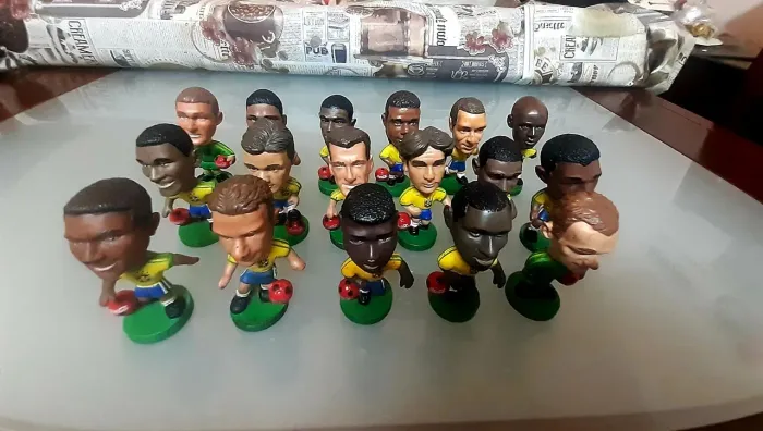 Mini Craques Coca Cola jogadores da Seleção Brasileira Futebol na Copa do Mundo 1998