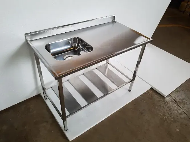 Mesa Inox 1500 com cuba