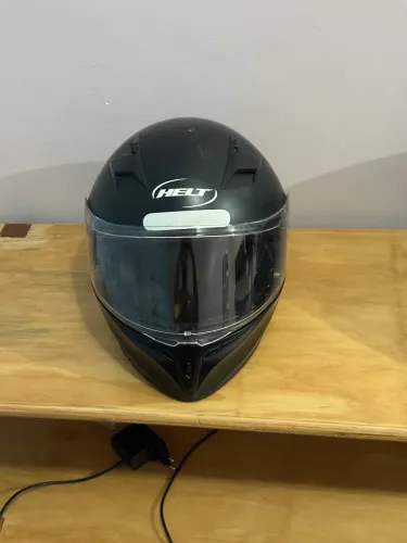 Capacete helt preto tamanho 62