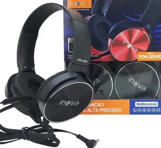 Fone De Ouvido Com Fio 3.5mm P2 Computador Notebook Celular